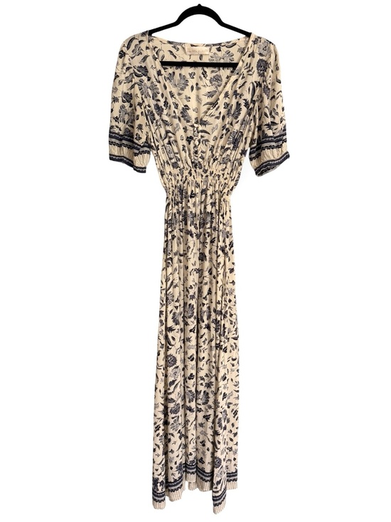 Natalie Martin Dresses & Skirts - NATALIE MARTIN Wildflower pale yellow navy Laurie Maxi floral Dress XS $280